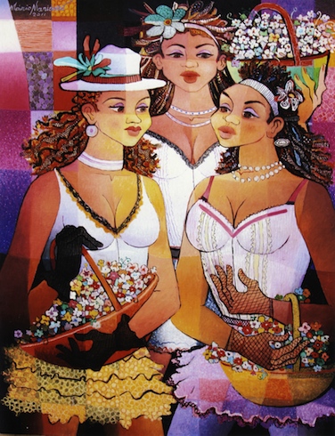 Vendedoras de Flores - 65 x 50 cm - OST - 2011